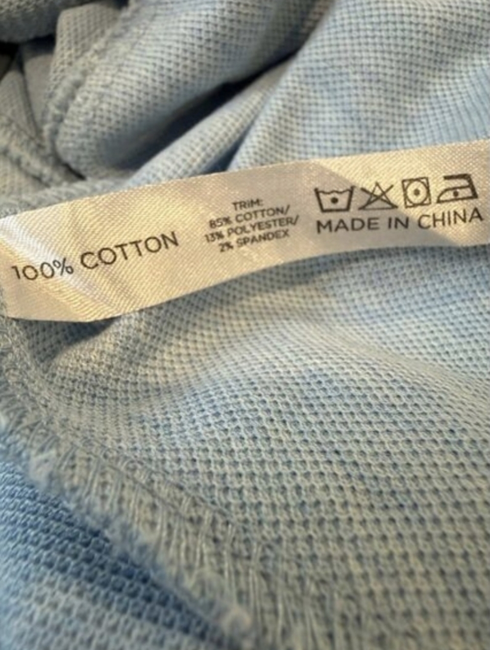 Tuckernuck Dress May Polo Light Blue Pique Ruffle Hem Mini Size M - Picture 12 of 16